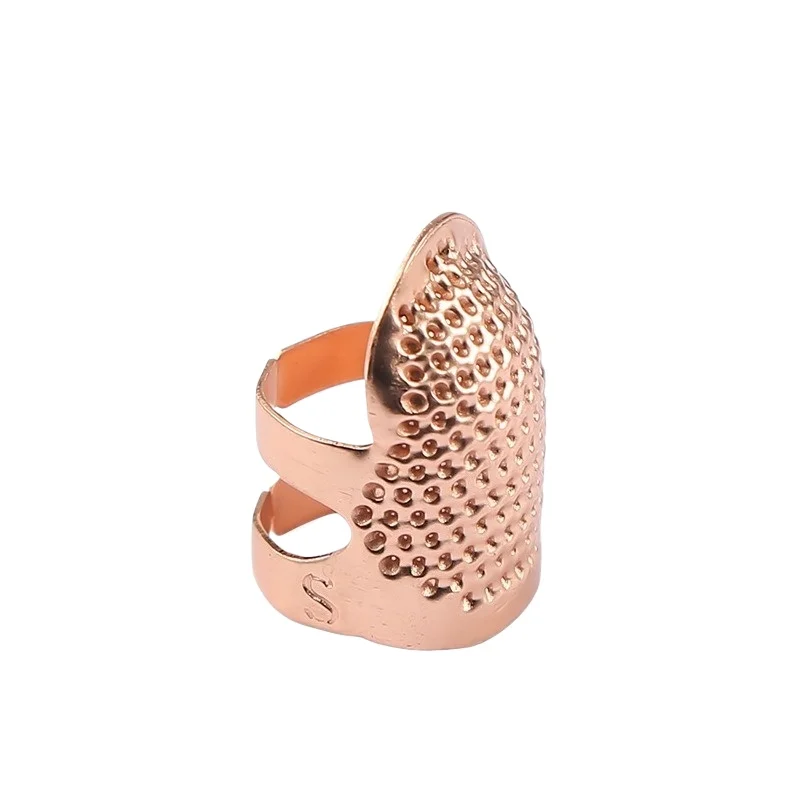 Dé à coudre réglable, couverture de Protection des doigts, anneau de Protection d'aiguille, broderie artisanale, outils de couture pour la couture à la main