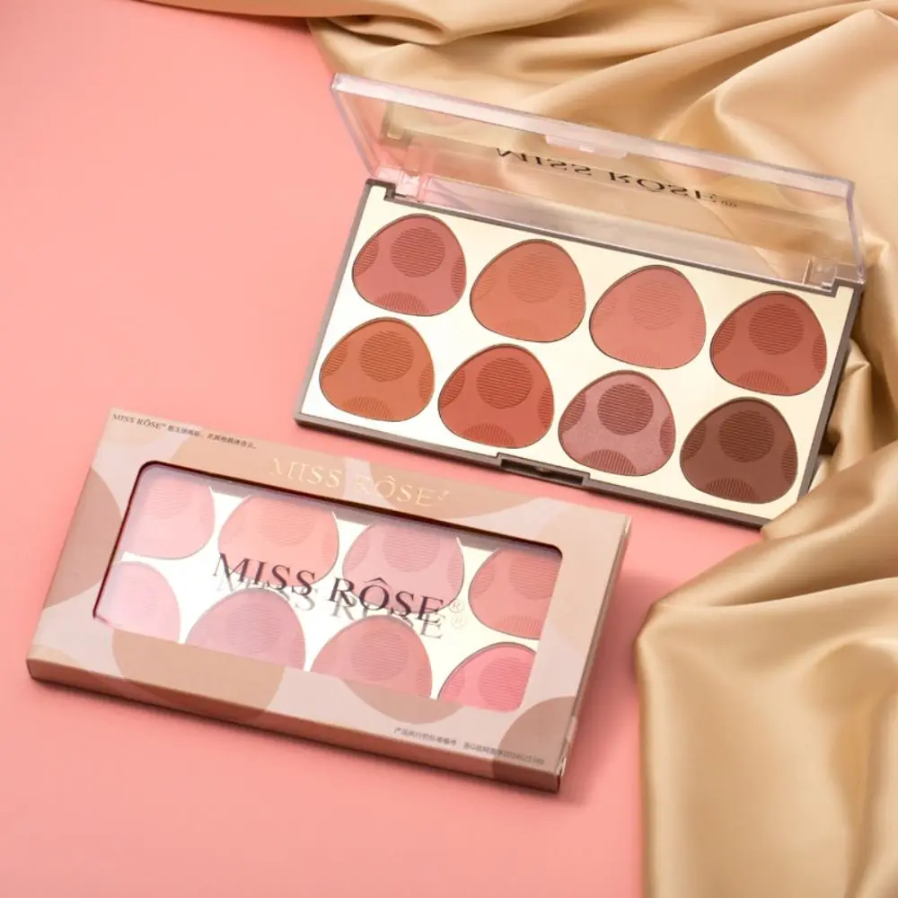 

Creative Waterproof Powder Blusher 8Colors Long-lasting Makeup Palette Brightening Effect Blendable Matte Blush Face Makeup