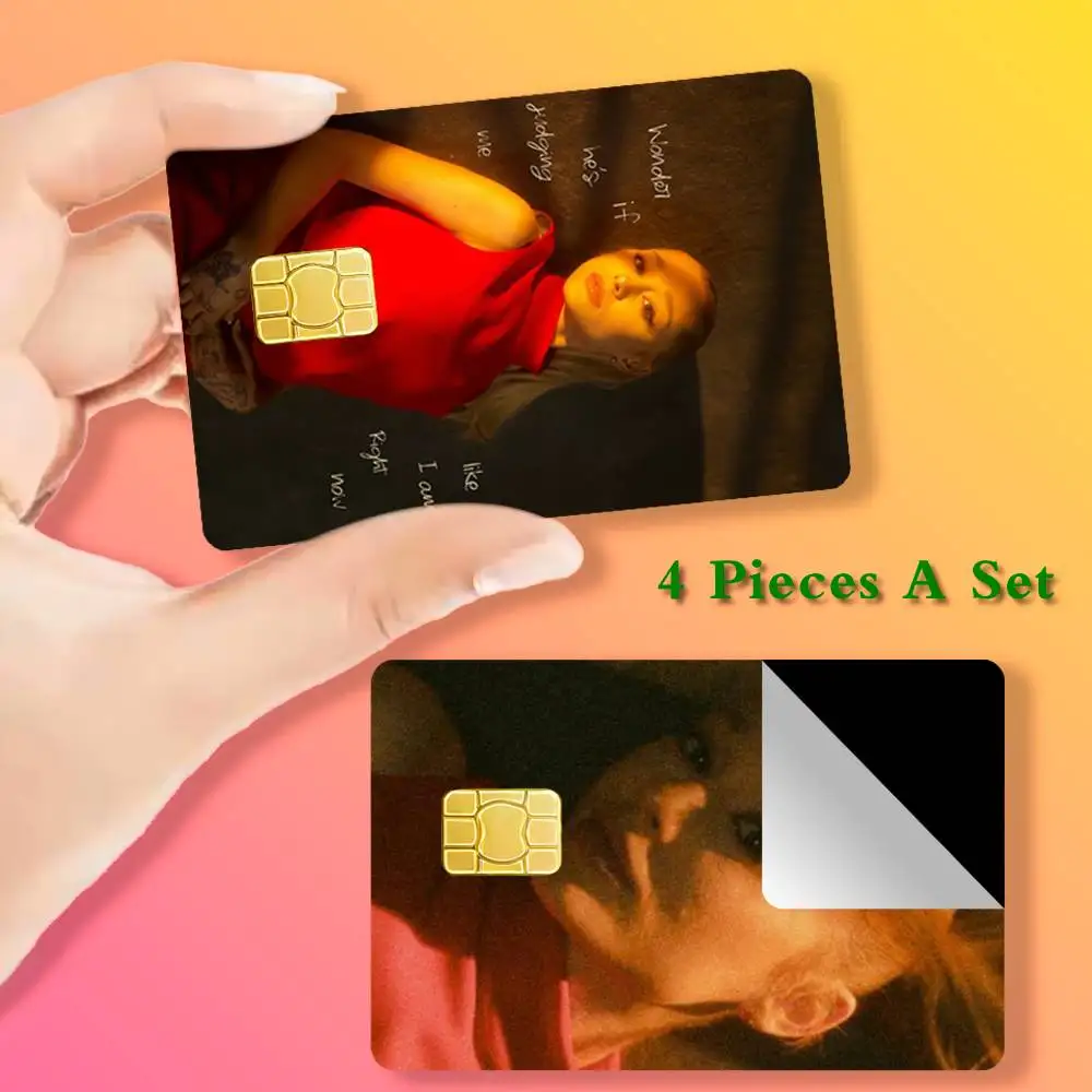 

A-Ariana Eternal Sunshine G-Grandes Card Stickers Cover Film Sticker for Debit Credit Bank Card Waterproof