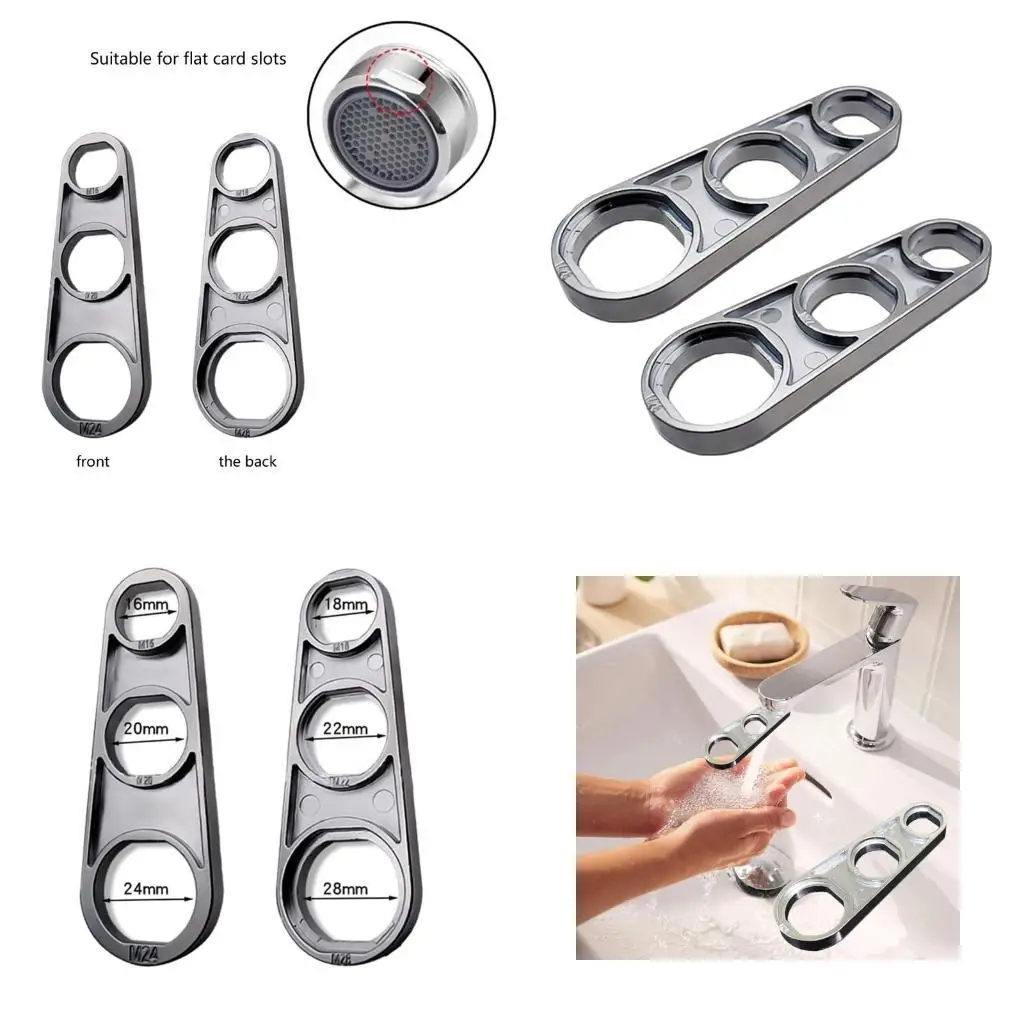 

Y1UD Metal Aerator Key small Faucet Aerator Removal Tool Tap Stable Strainer Key for multifunction Plumbing Use in Kitchens