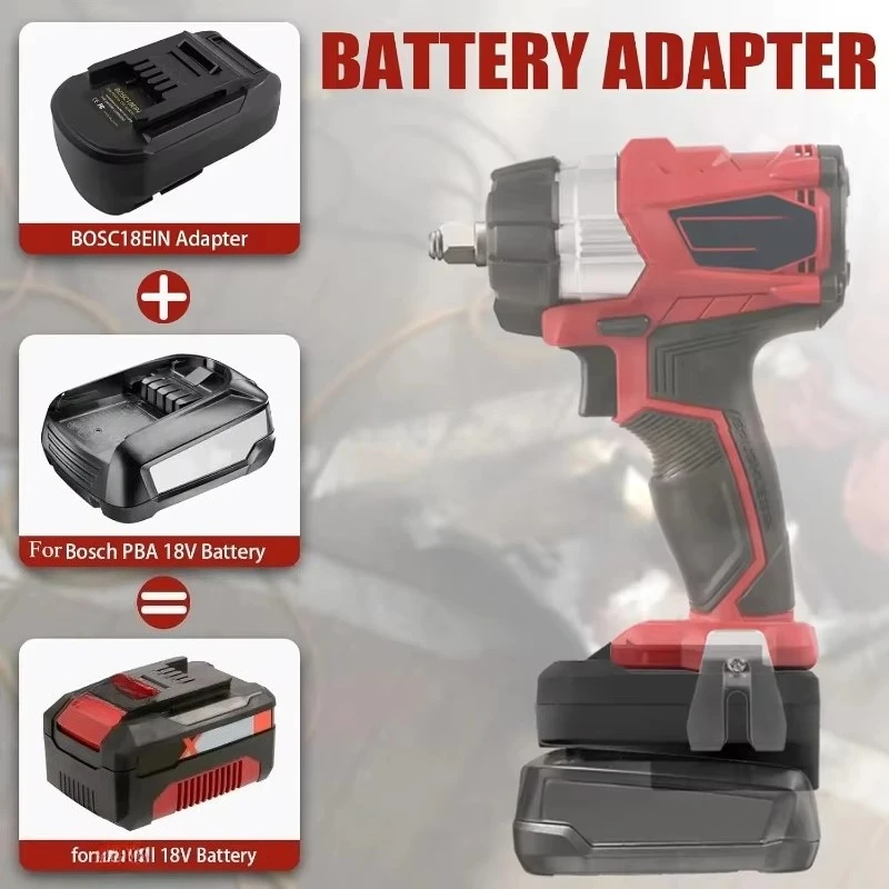 Adapter HAKSINKY do konwersji baterii Bosch PBA na narzędzia Bosch/Maktia/Milwaukee/Dewalt/Hitachi/Hikok/Parkside 18V 20V — zdjęcie produktu 4