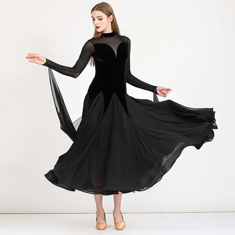 

ODBD1399 Hot Sale High Quality Performance Wear Women Ballroom Competition Dress