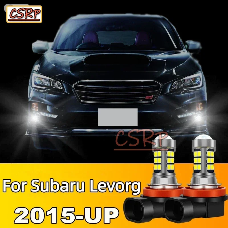 2pcs LED Front Fog Light Bulb Accessories For Subaru Levorg 2015 2016 2017 2018 Signal Lamp Assembly Car Lights