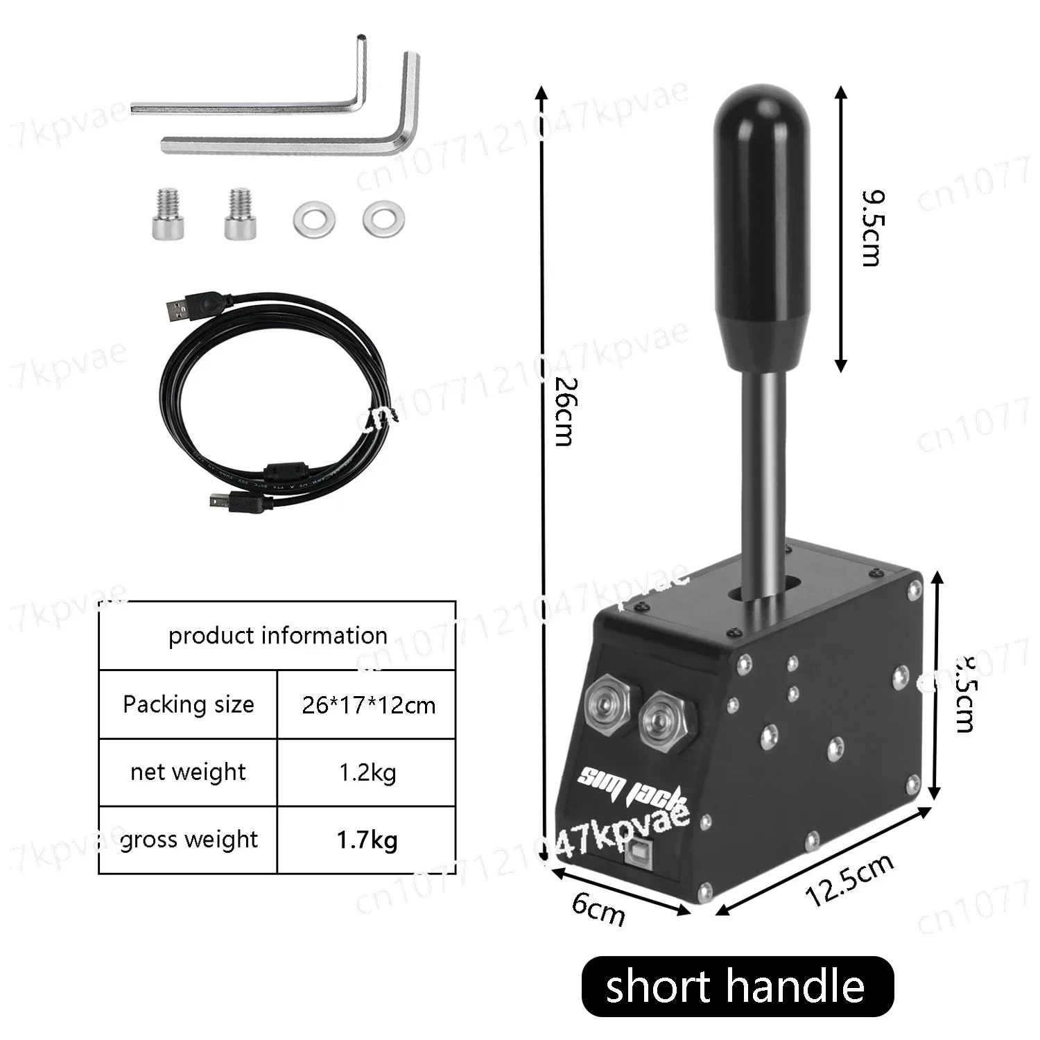 PC Racing Game Sequential Shifter Gearshift SIM for Logitech G27 G29 G25 G920 for Thrustmaster T300RS/GT for ETS2 PC Racing Game