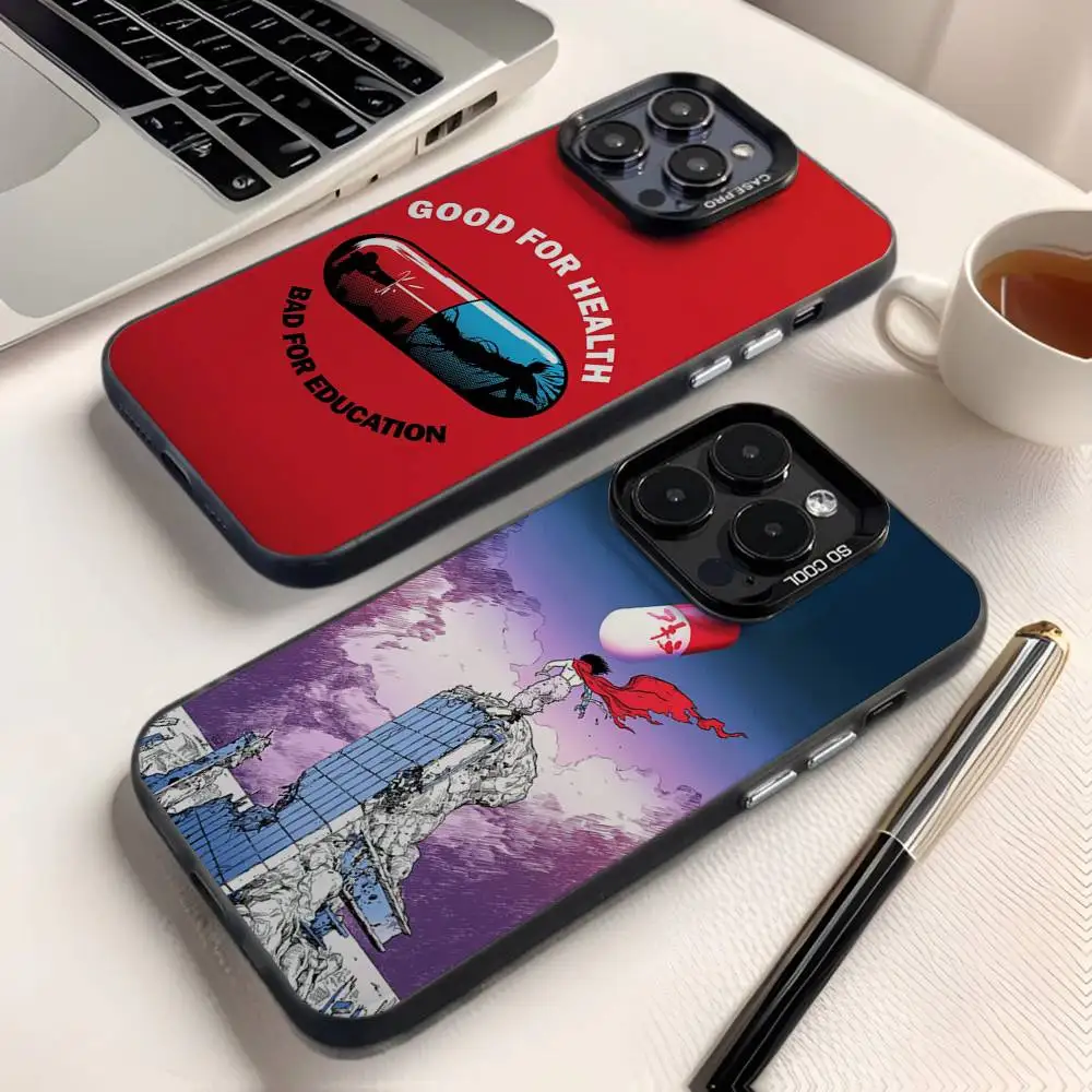 

Tokyo A-Akira punk comics Phone Case For iPhone 16,15,14,13,12,11,8,7,Pro,Max,Plus,Mini,XS,SE Anti Fall Black Matte Hard
