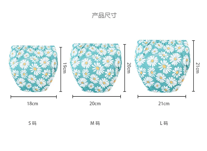 Reusable Washable Potty Training Pants, Waterproof Cotton Training Underwear for Boys & Girls, Overnight Absorbent Pull Up Pants