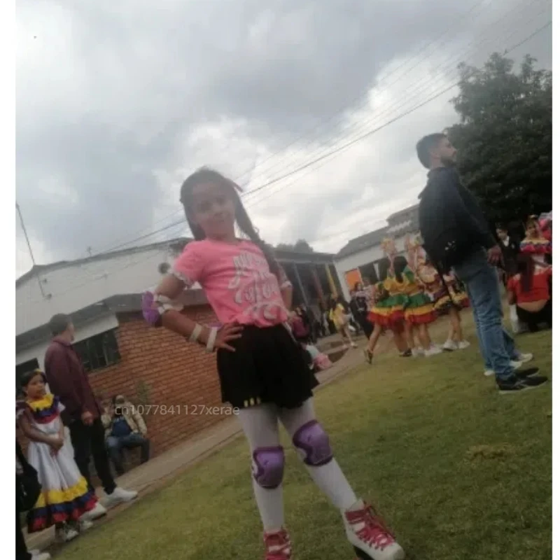 فستان رقص باليه للأطفال، فستان شيفون لممارسة الباليه للفتيات مع شريط مطاطي، فستان الأميرة نصف الجسم