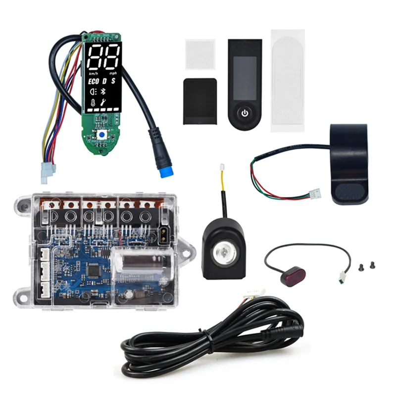 2525 + ل M365Pro سكوتر كهربائي أداة تحكم المصباح إصبع الهاتفي الذيل كابل إضاءة 1S عدة #2