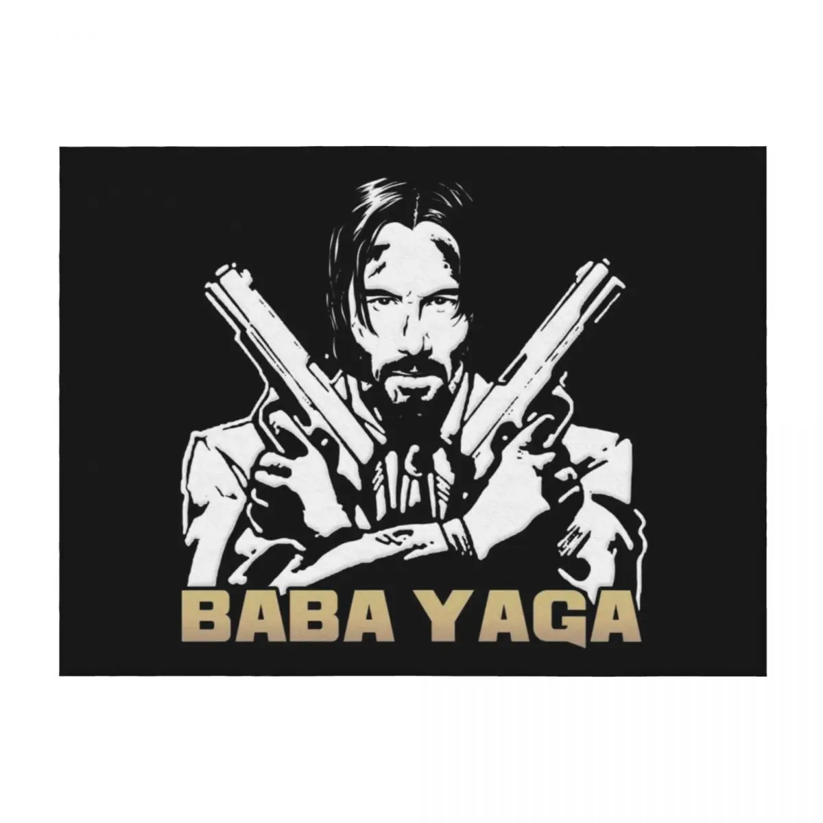 

John Wick Baba Yaga Throw Blanket Softest Quilt Hair Blankets