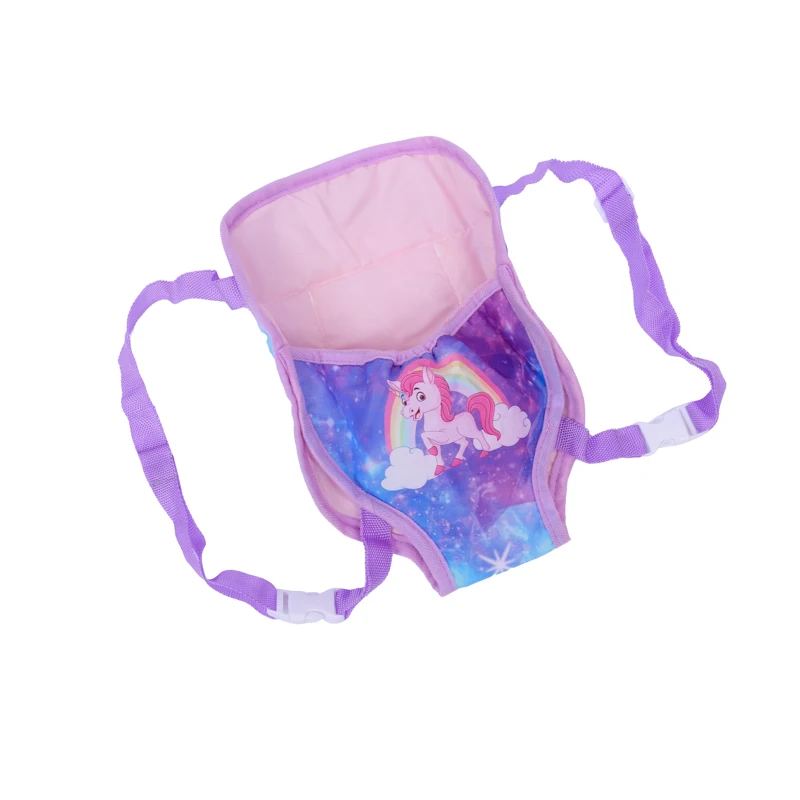 Sac à dos en beurre pour poupées de 43cm, mini sac de transport, bébé né imbibé, adapté aux poupées de 18 pouces, cadeau d'anniversaire pour fille