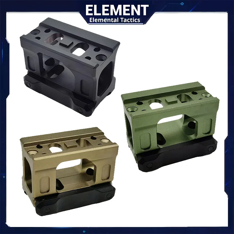 

Кронштейн-райзер Element UNITY Fast Riser для прицелов Aimpoint M5s/M5b/T2/R5/Duty RDS, универсальный, для крепления на 20-мм планку, увеличивающий высоту.