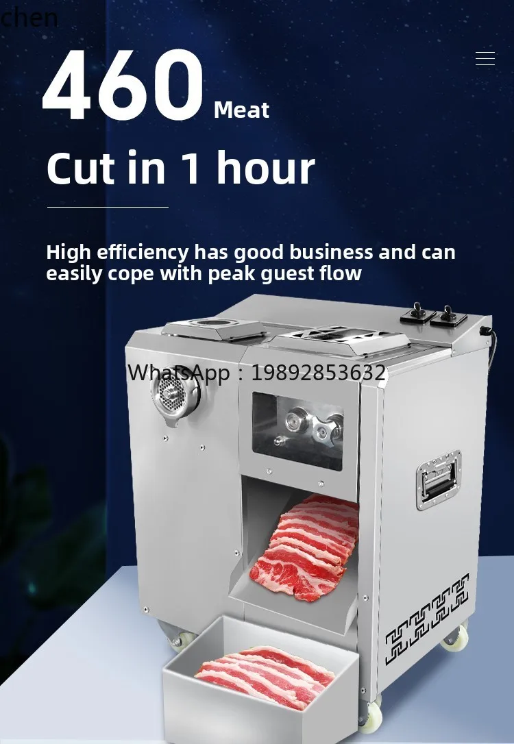الكهربائية عالية الطاقة متعددة الوظائف تقطيع اللحوم الطازجة الصغيرة تمزيقه اللحوم المقطوعة التقطيع التلقائي