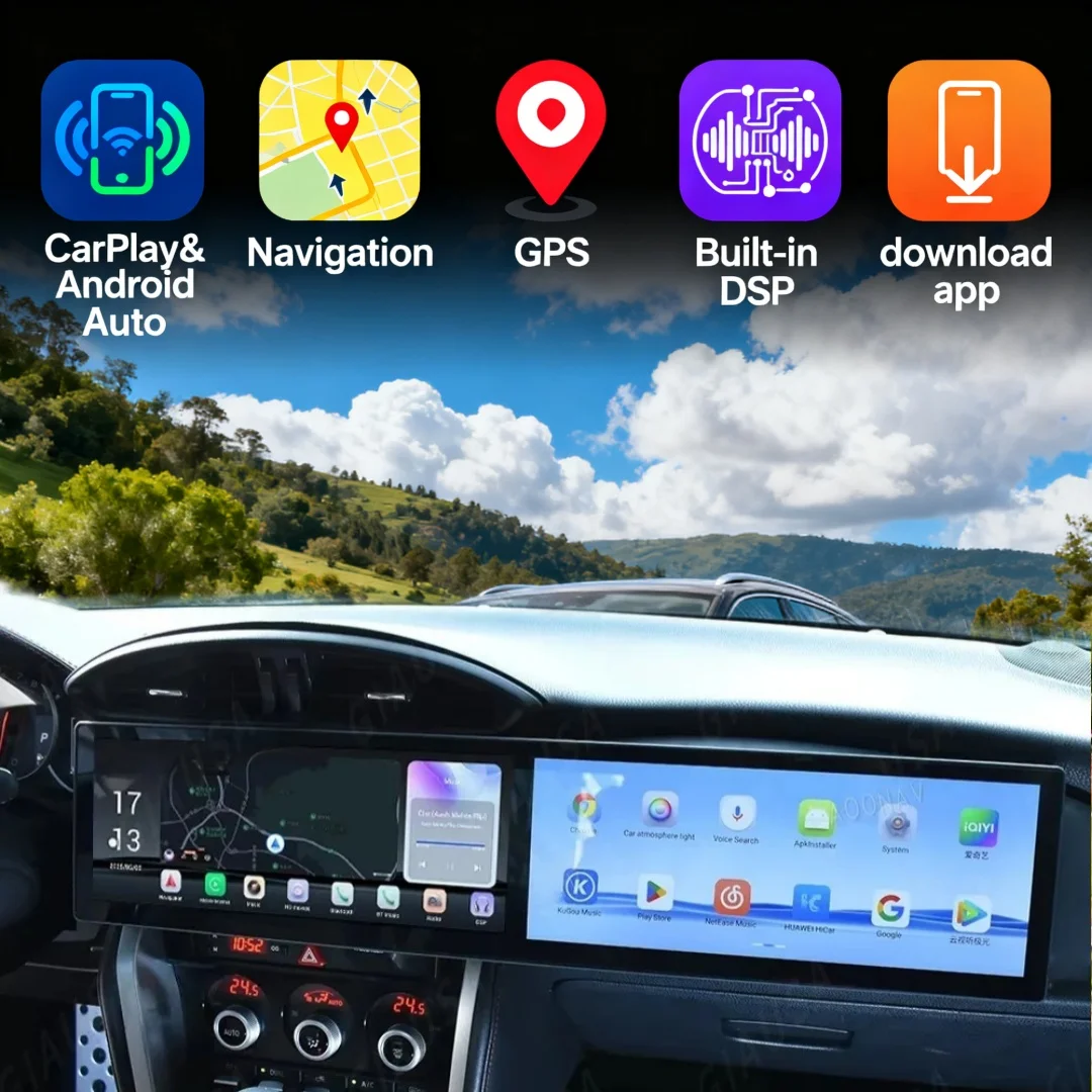 20.5 Inch For Toyota 86/For SUBARU BRZ 2012-2020 Wireless Carplay Android Auto GPS Navi Car Stereo radio Multimedia Video Player