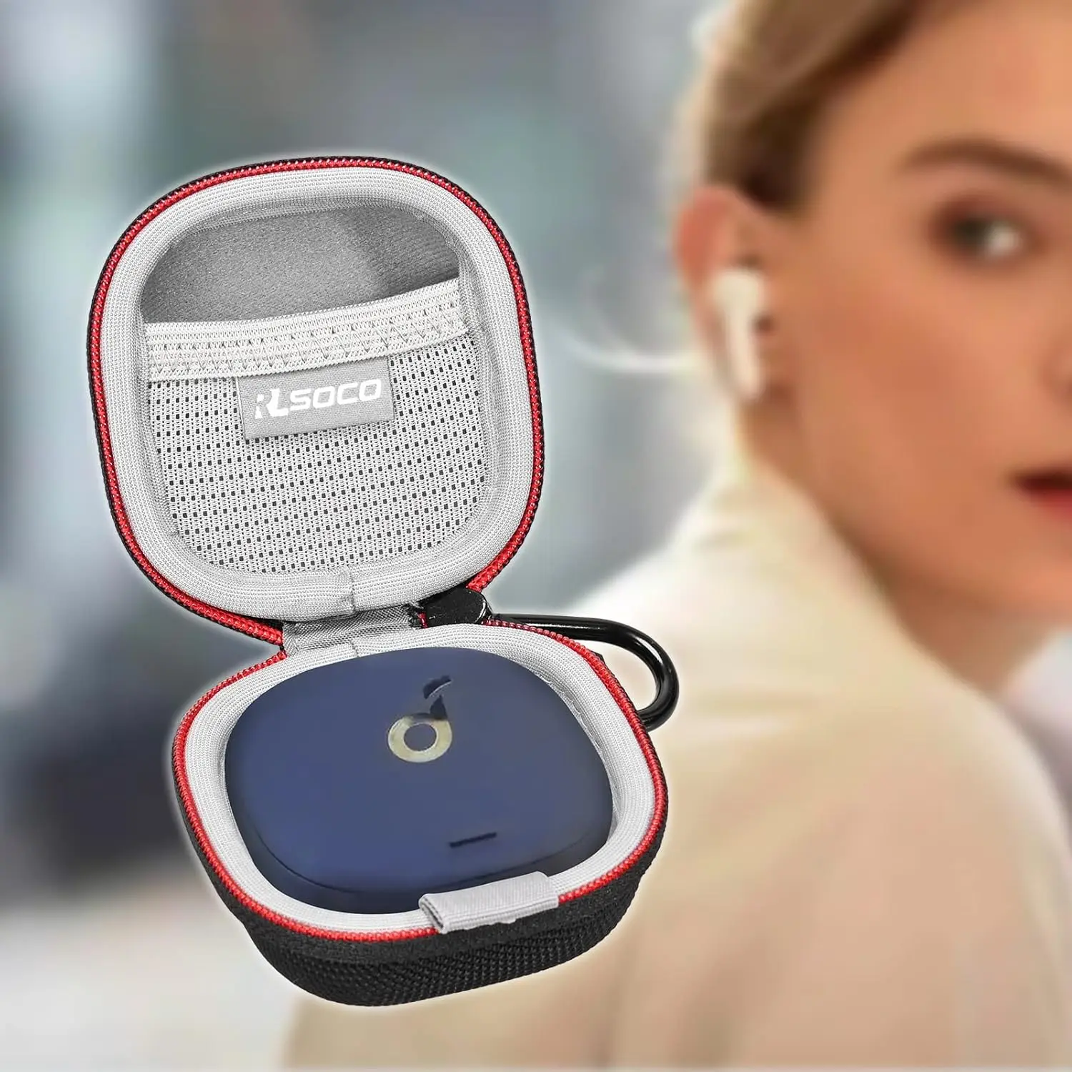 حافظة صلبة RLSOCO لسماعات الأذن اللاسلكية Anker Soundcore Liberty 4 / Liberty 5 / Liberty Air 2 Pro المانعة للضوضاء (العلبة فقط) #6