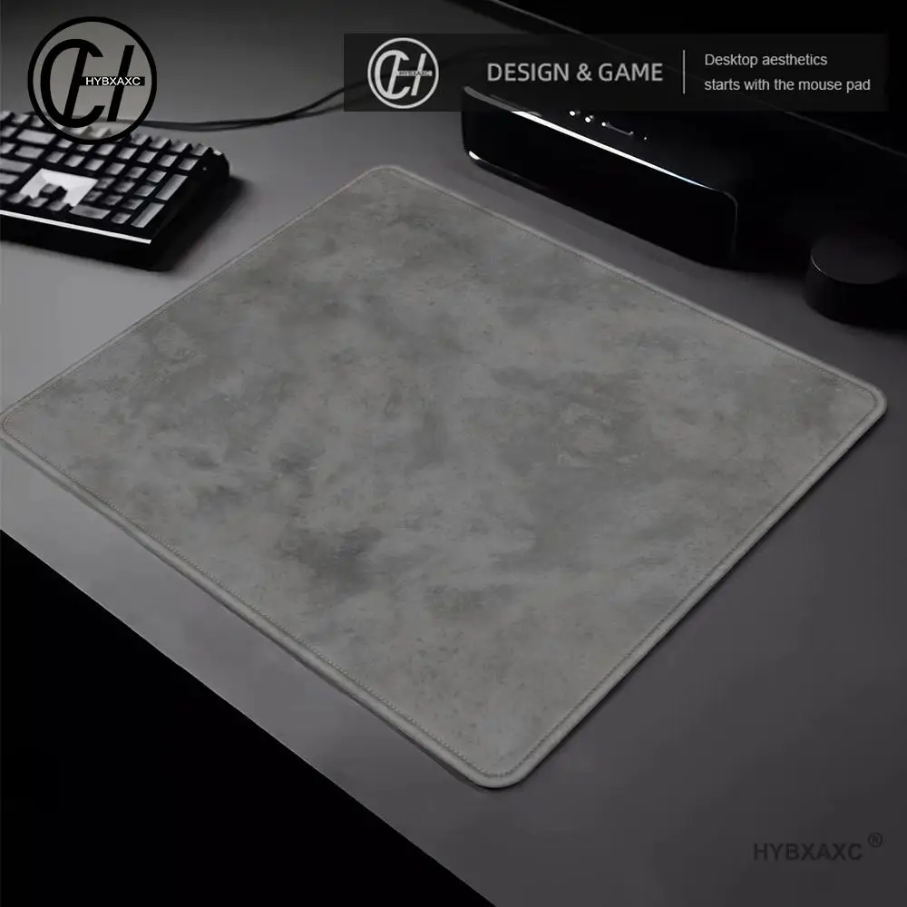 Gaming Mouse Pad Gray Maous Pad Computer Mat Large Mousepad Marble Keyboards Accessories Offices Pc Setup Deskmat Strata Liquid