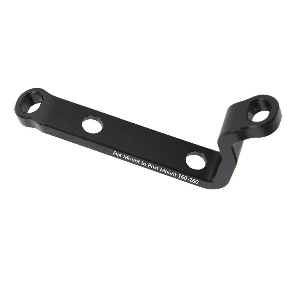 

Aluminium Alloy Disc Brake Adapter Post-to-Flat Mount With Bolts Front Rear Disc Brake Caliper Mount Adapter 160mm Black
