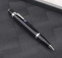 Black Resin MB Bohemia Ballpoint Pen Rollerball Pen Novel Design Writing Ink Fountain Pen with Random Color Crystal