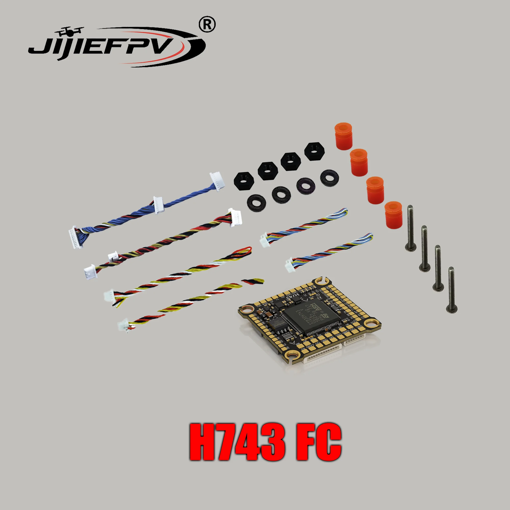 JIJIEFPV H743 70A 3-8S 30.5X30.5mm Stack (H743 Vluchtcontroller + Bluetooth 70A 4in1 ESC) voor FPV Freestyle Drones Onderdelen