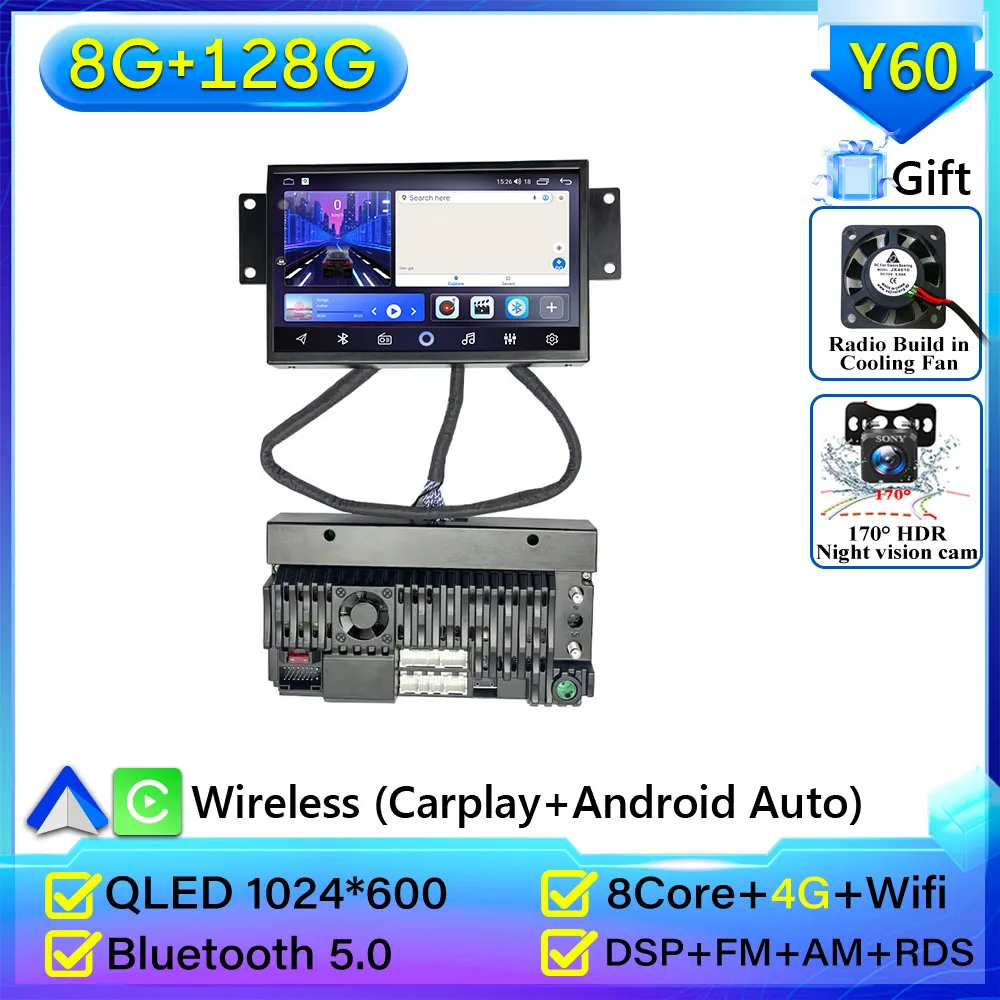 Voor Citroen DS3 C3 Autoradio Navigatie GPS Android Auto Stereo Multimedia Speler Scherm Video Carplay Video Geen 2din DVD