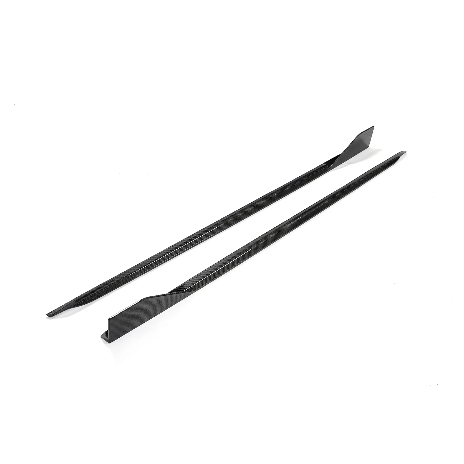 portline Carbon Fiber F40 Side Skirts Extinsion for 1 Series 118i M Sport Hatchback 4-Door 2020-2022