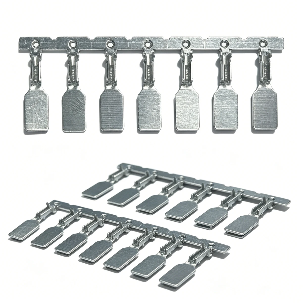 10/20pcs Aluminum Square Cold Crimp Terminals Continuous Strip Connectors for  Electrical Wiring Applications Power Connections