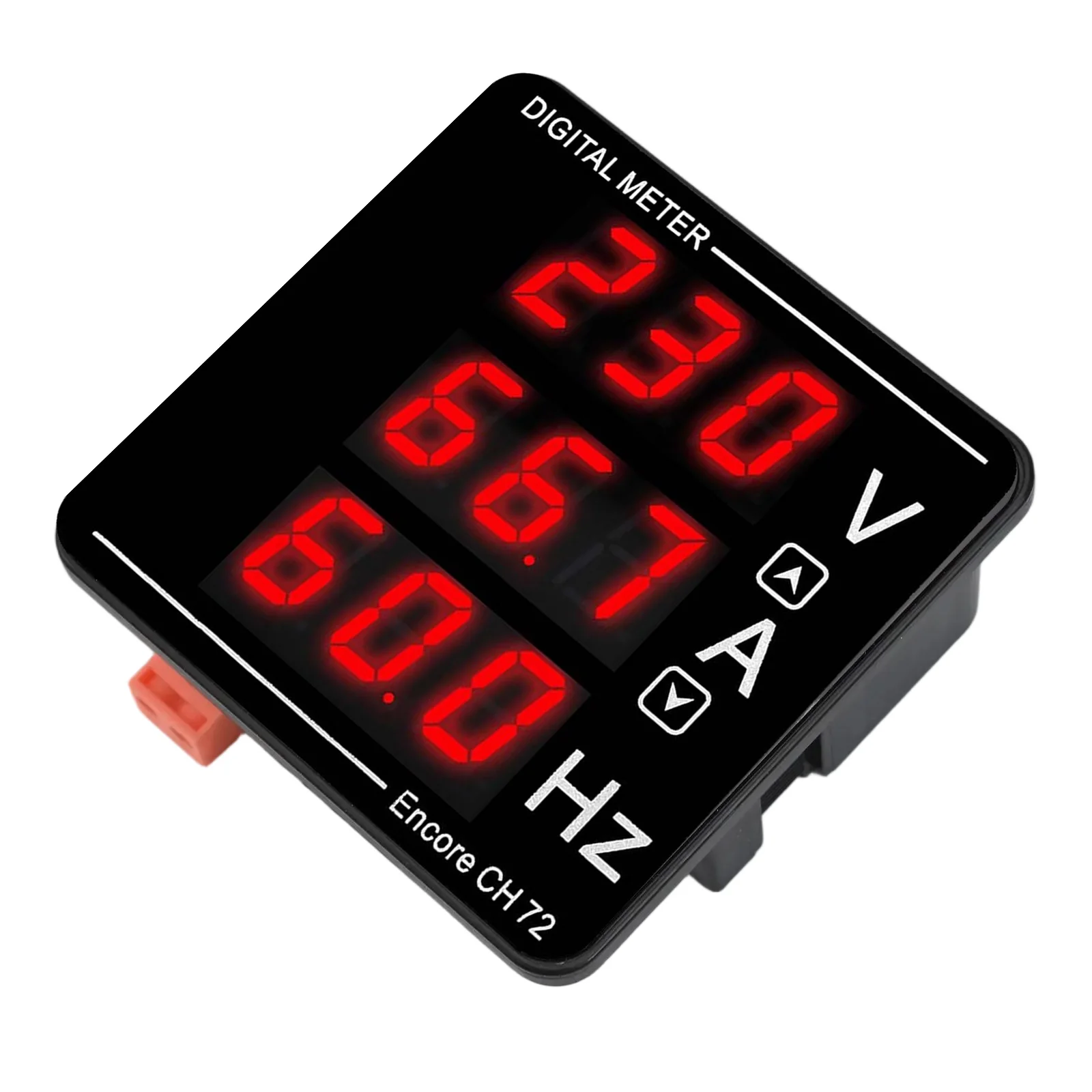 Automated Power Monitoring Tool 120A Ammeter Display Font Red Digital Voltmeter Temperature Range -20 85 C Plastic Material