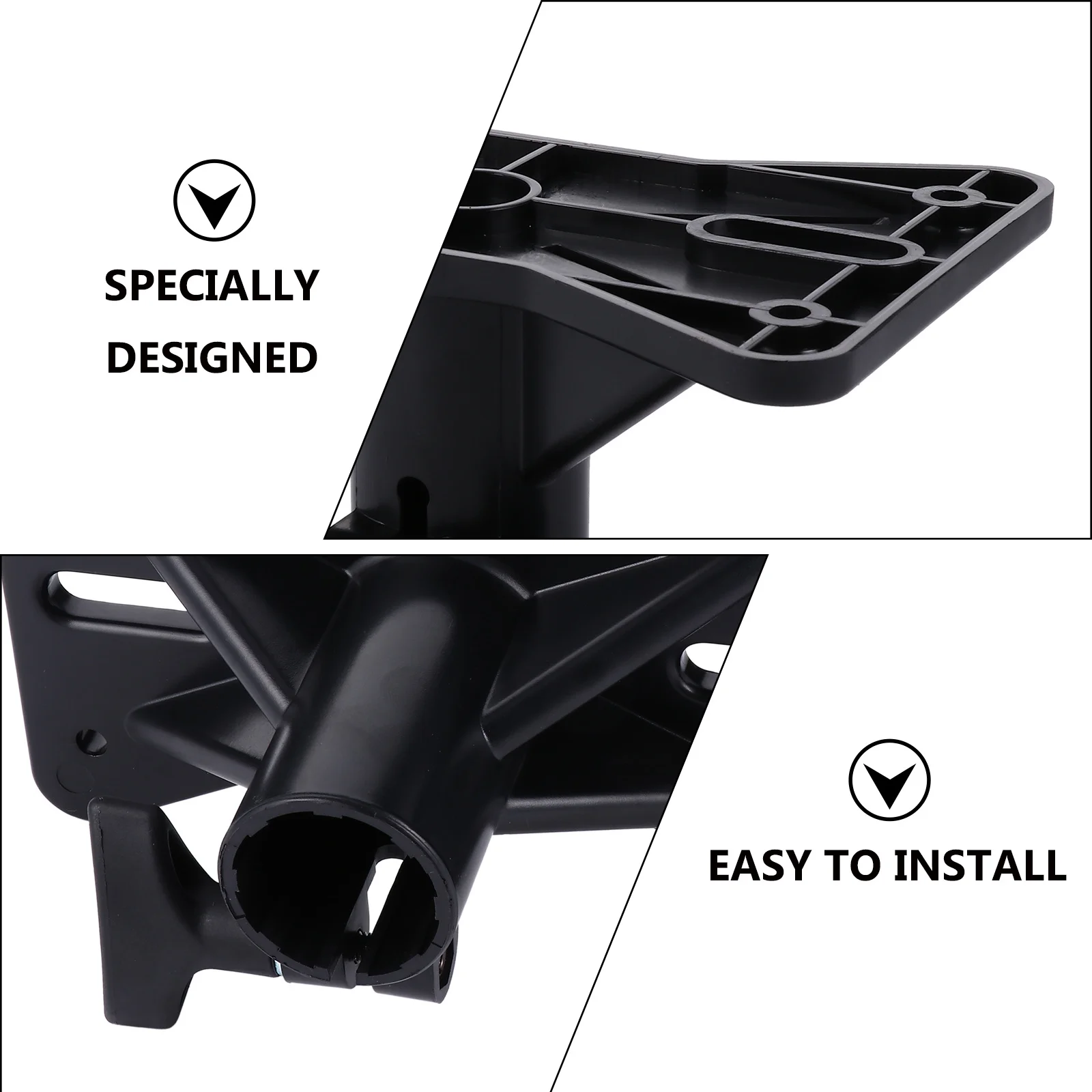 

2pcs Speaker Tray Heavy Duty Tripod For Bookshelf Speakers Office Desk Bracket Studio Heavy Duty Tripod Party Use Black