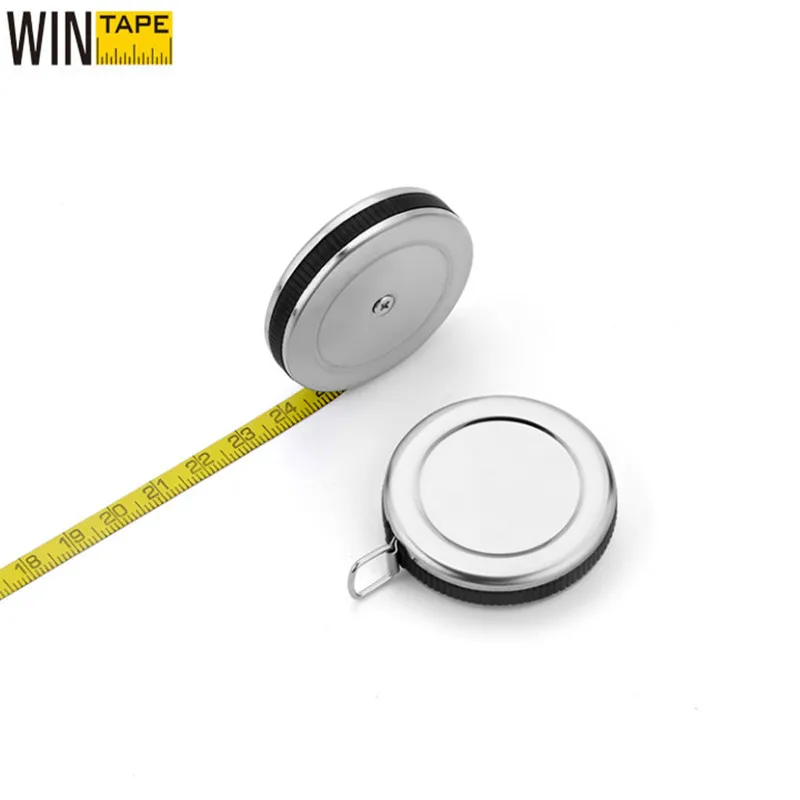 Wintape-régua Métrica Retrátil em Mini Ferramentas de Medição Fita Métrica Construção Madeira 2m Aço Inoxidável