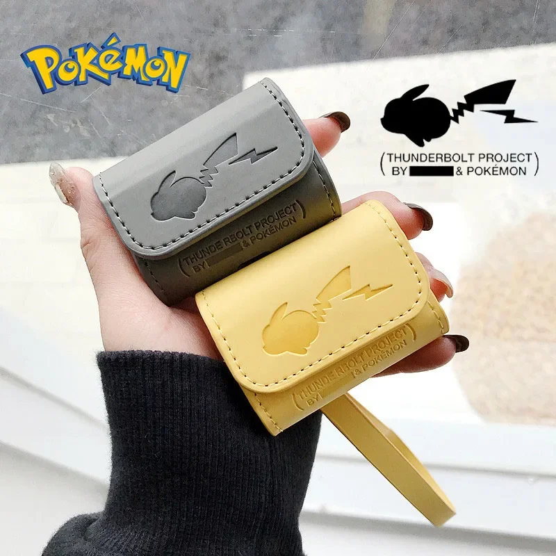 Tide Pikachu Kawaii AirPods 1/2/3/Pro Box Pokemon Hiroshi Fujiwara Anti-drop Bluetooth Headset Fashion Protective Case Box Gift