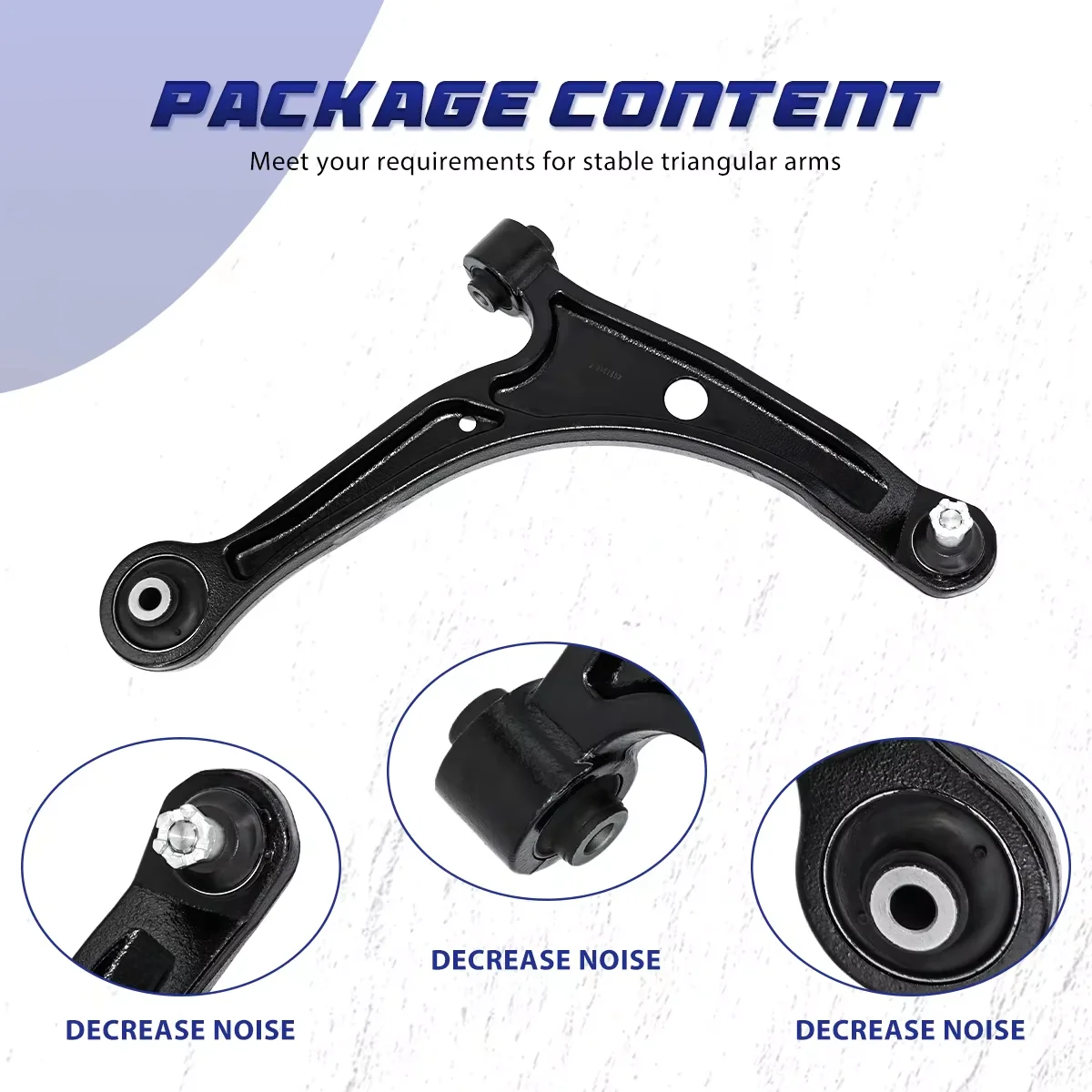 AzbuStag 2Pcs Front Lower Left Right Control Arm Suspension for HONDA PILOT ACURA MDX 2001 2002 2003 2004 2005 2006 2007 2008 - Image 2