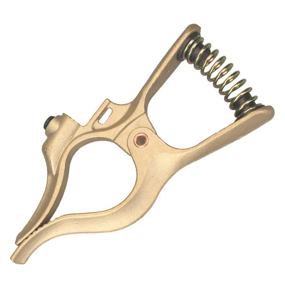 Brass Welding Ground Clamp Reliable Connection Clamp 500A Brass Grip Maximum Clamping Distance 46mm 500A Current Capacity