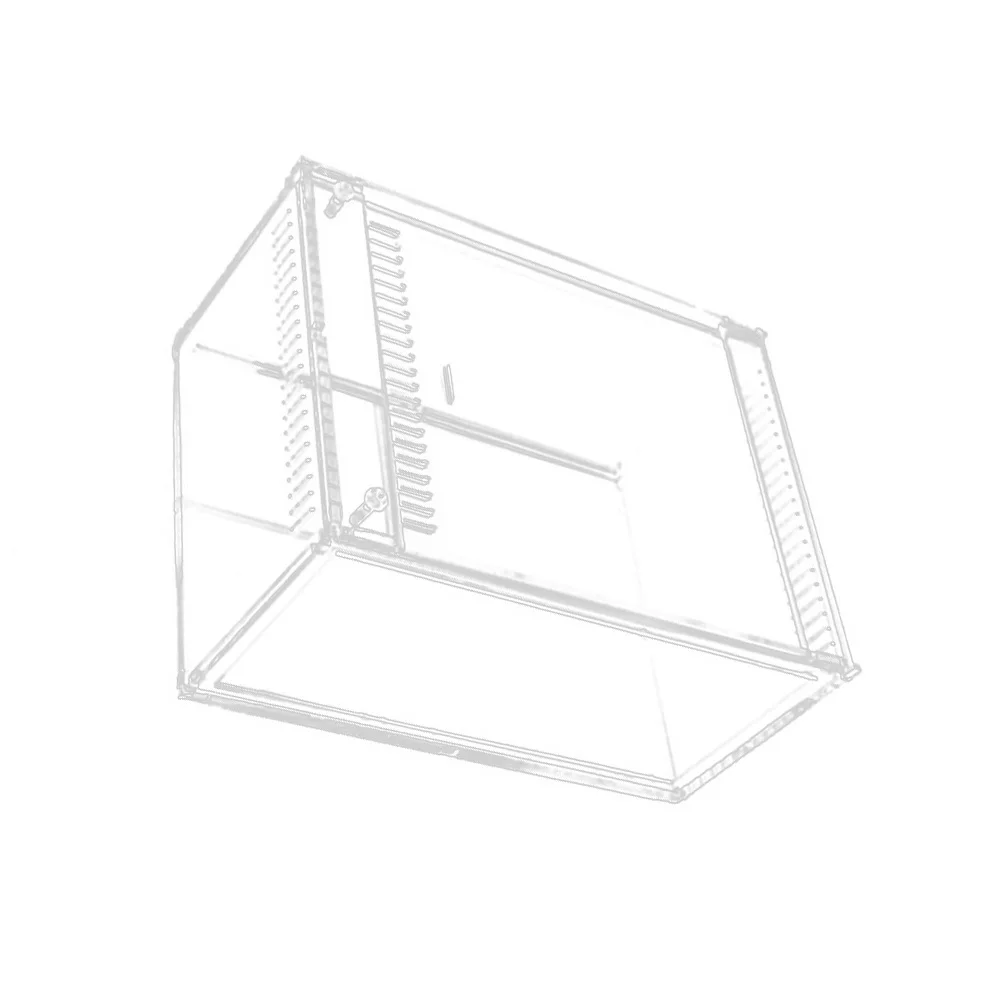 

1Pcs Acrylic Reptile Breeding Tank Transparent Durable Case for Turtle Spider Crab Scorpion Hermit Crab Feeding Storage Nest