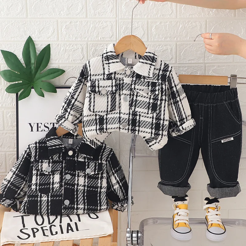 

Комплекты одежды для мальчиков, весна-осень 2021, детские модные куртки, брюки, пальто из 2 предметов, костюм для детской одежды, детские спортивные костюмы для малышей 5 лет