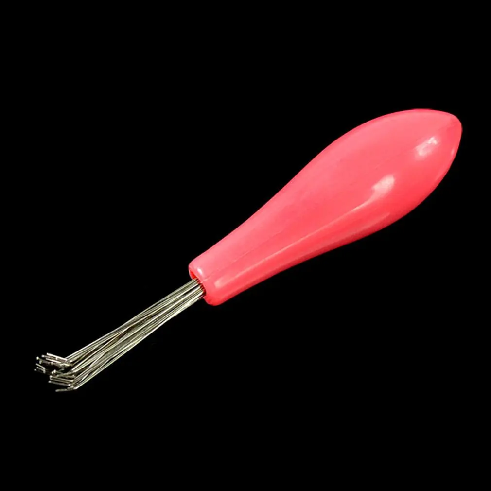 New Mini Hair Brush Combs Cleaner Embedded Tool Plastic Cleaning Remover Handle Tangle Hair Brush Hair Care Salon Styling Tools