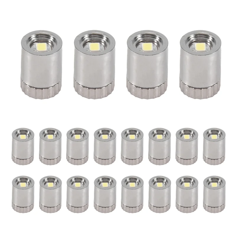 ABRB-20 팩 소형 스포트라이트 배터리 작동 LED 조명, 보석 진열장용 LED 무선 미니 스포트라이트