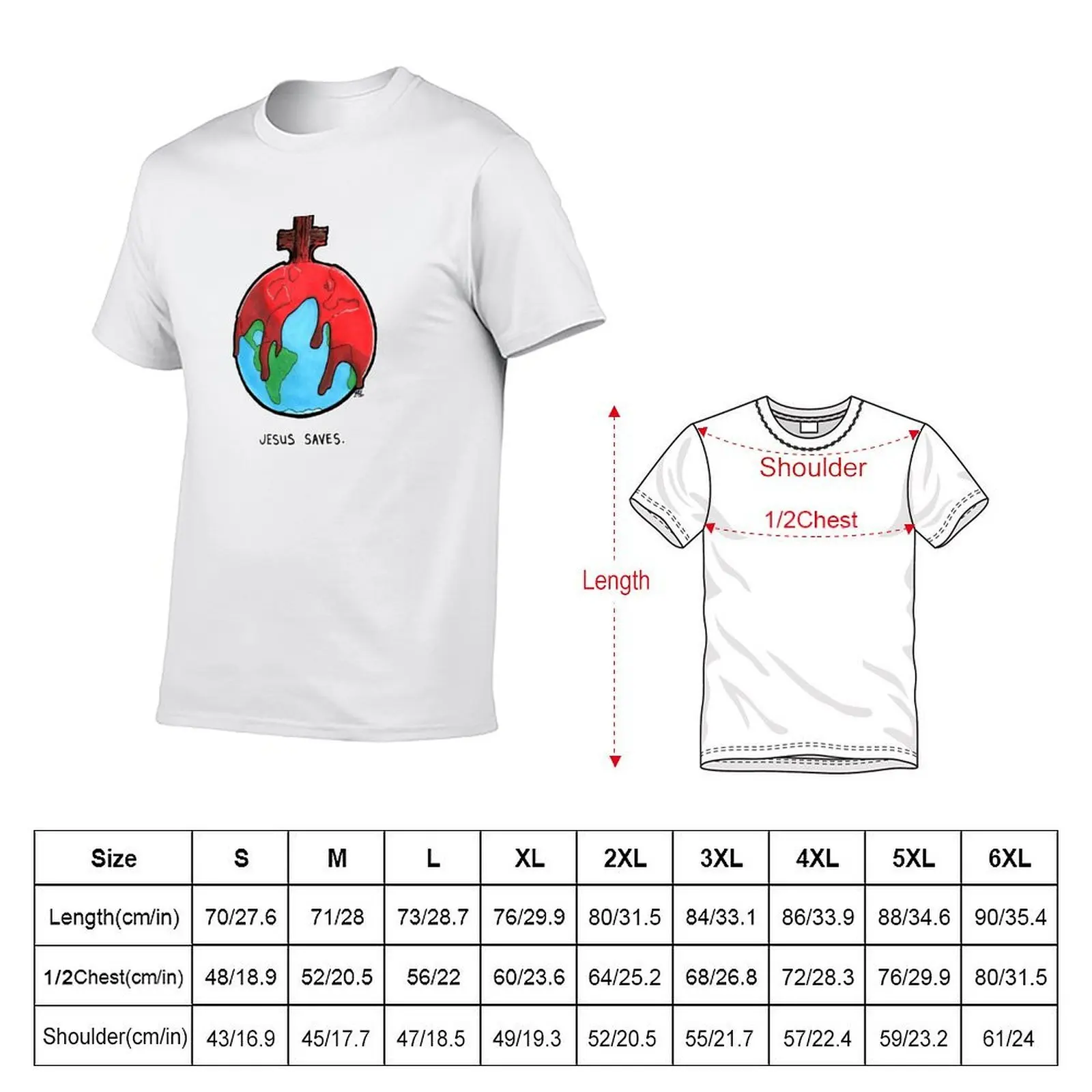 Jesus Saves by Brent Florica T-Shirt man graphic t shirt t shirt personalised T-Shirt