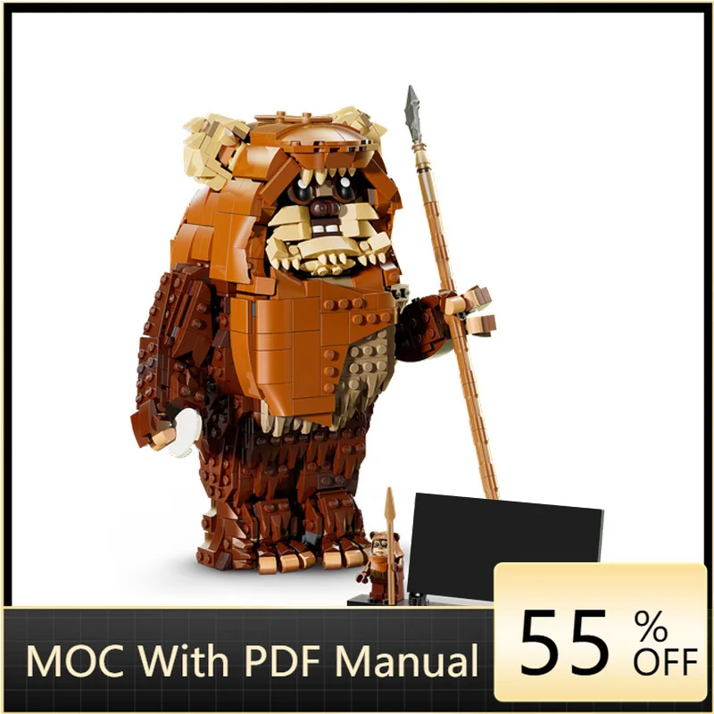 

1010 шт. MOC Star Battle знаменитый боевой медведь модель строительные блоки кирпичи креативная сборка DIY дисплей игрушки детские рождественские подарки