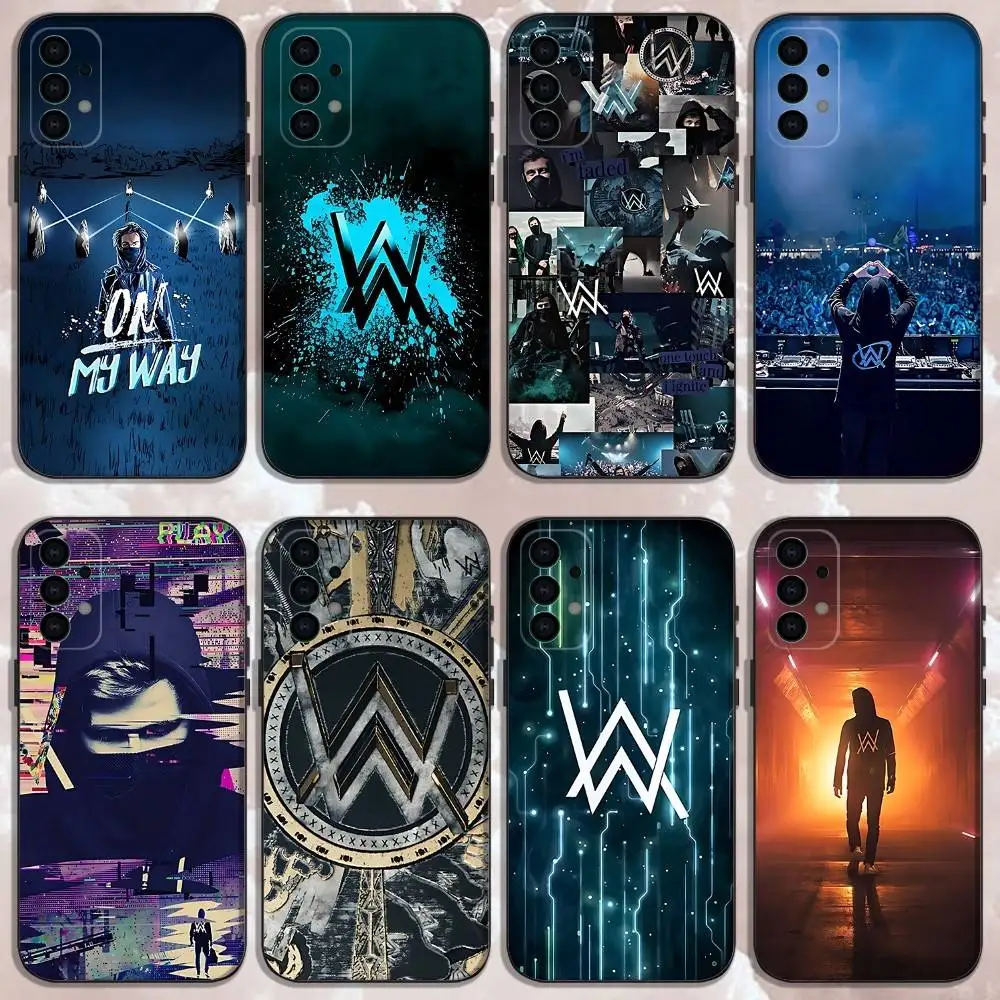

DJ A-Alan W-Walker Phone Case Silicone Soft For Samsung Galaxy A73,31,32,72,41,53,52,71,22,5G,Note,J7,8,9