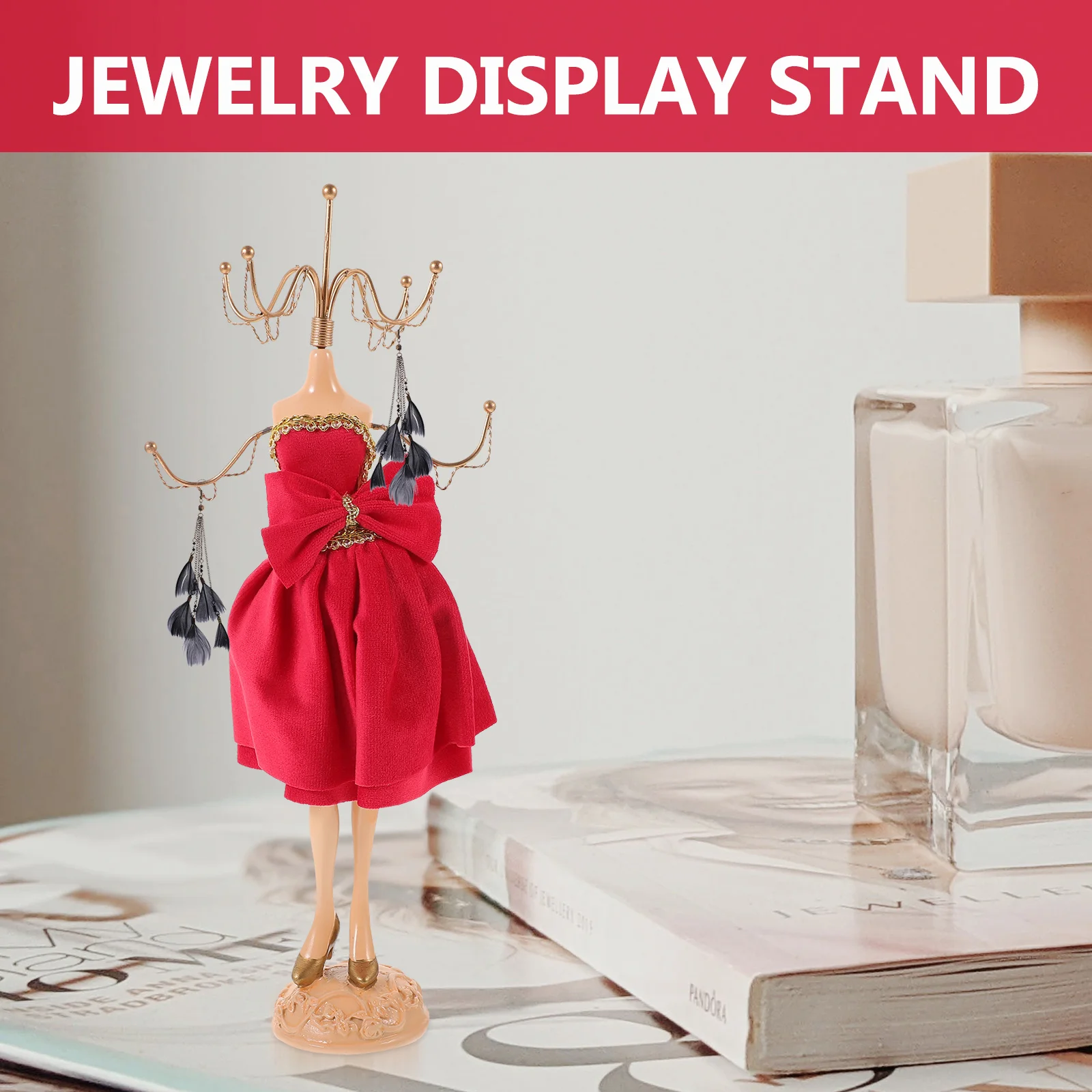 

Органайзер для ювелирных изделий, подставка для манекена, держатель для ожерелья, подвесные серьги, браслет, стойка, органайзер для демонстрации ювелирных изделий