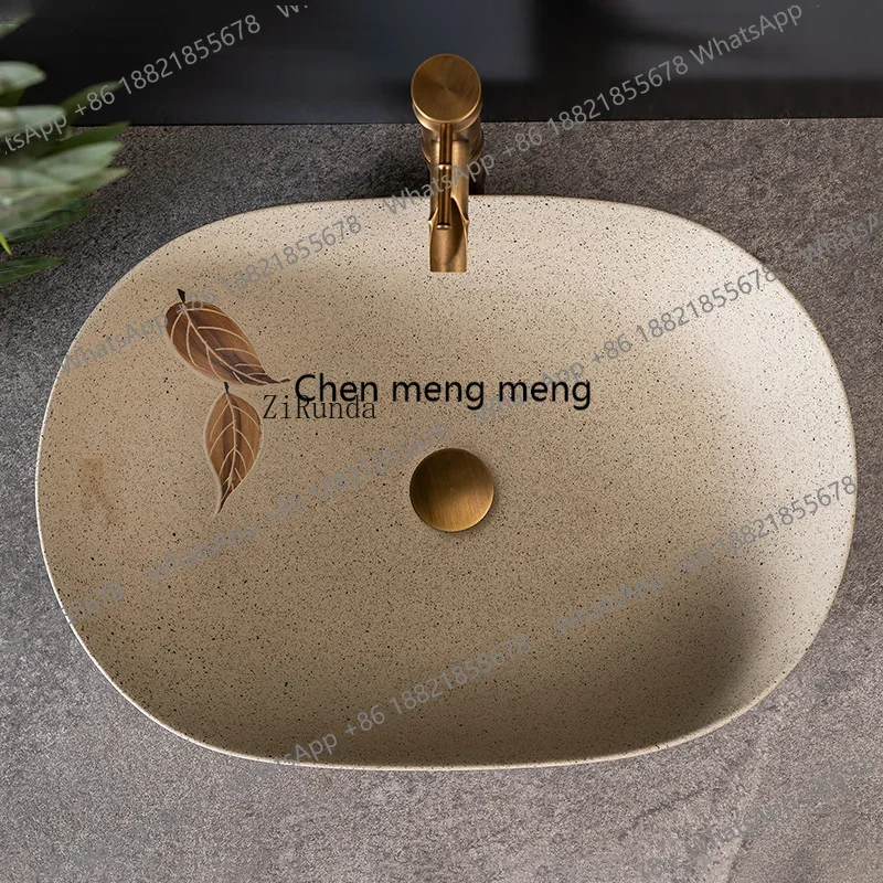 L07 Chinesisches Waschbecken, antikes Hotelwaschbecken, Toilette, Haushaltswaschbecken, Retro-Keramikwaschbecken