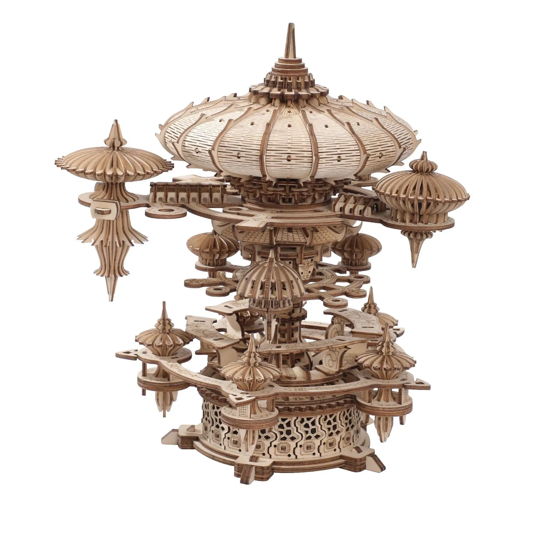 2024 New Arrival 3d Diy Toy Wooden High Complexity Difficulty Adult Puzzle with Music for Father Boyfriends Adult Gift