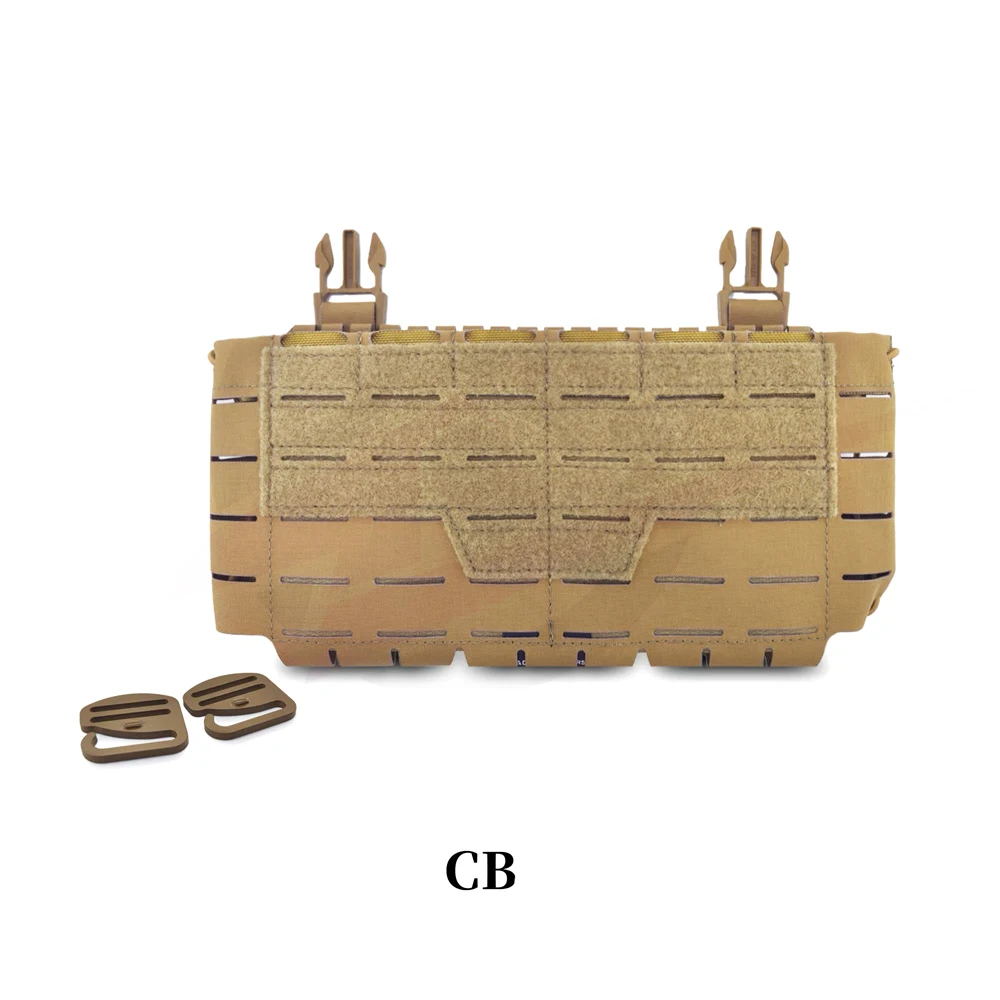 Taktische, verstellbare Brusttasche mit Haupttasche und Frontpanel für ARC Placard V4 Weste, Dreifach-Magazintasche für 5.56 und 7.62 Munition – Detail 7