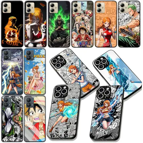 Nami One Piece Roronoa Zoro Luffy Phone Cover for Xiaomi Redmi 15C 15 A5 9A 9C NFC 9T Note 9 8 8T 4G 5G Protective Case