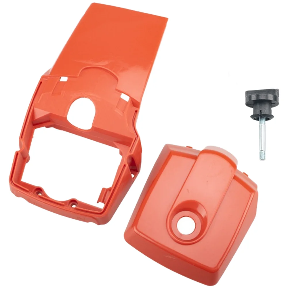 Red Plastic Fuel Powered Saw Upper Cover Air Filter Case Assembly For 43 45 52 58 59 Models Chainsaw Cylinder Protective Parts