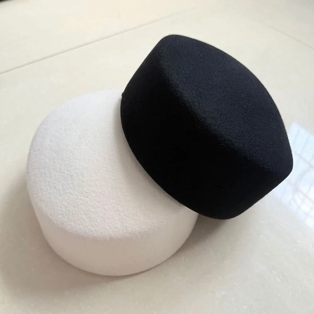 

Модный цилиндр из 100% шерсти, твердый верх, плоские формальные шляпы-федоры, элегантная зимняя шляпа-таблетка в стиле ретро