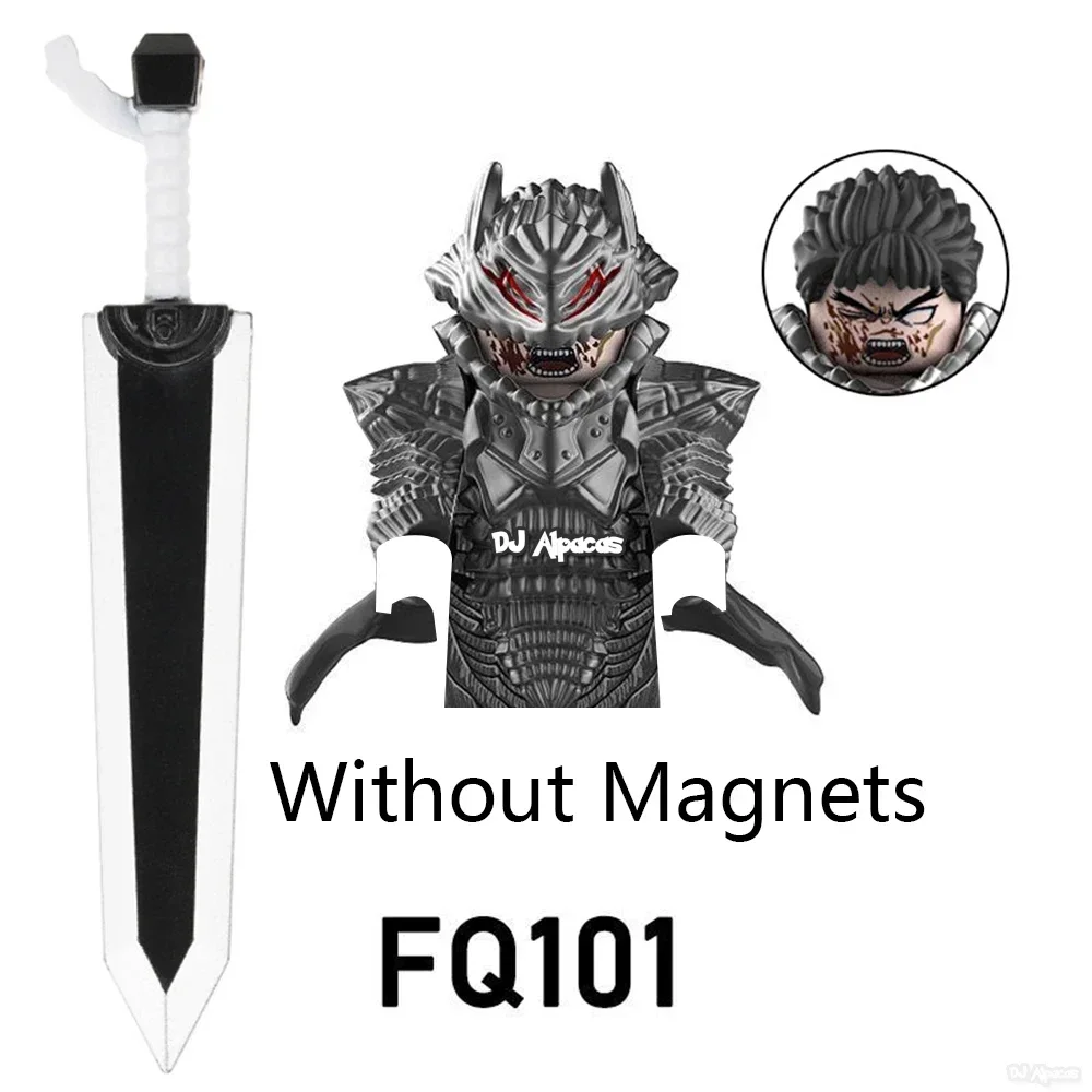 Berserk Guts Wolf Mount Building Blocks Set Mini Figure Anime Model Kit for Adults & Kids Collectible Toy Party Gift - Image 2