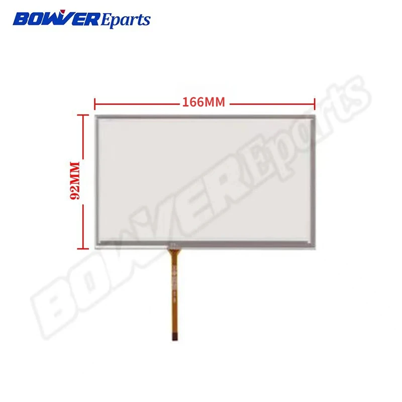 7 Inch 166*92mm 4Wire Resistive Touch Screen Panel Digitizer For Pioneer AVH-X8700BT Compatible For CAR DVD Navigation