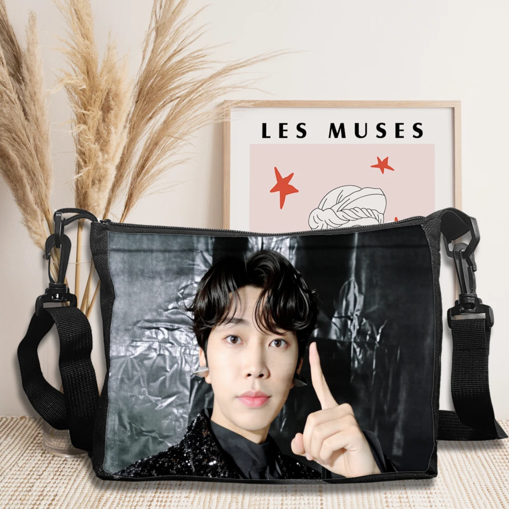

Crossbody Bag Lim Young Woong Print Shoulder Pouch Shopping Storage Bag For Daily Use And Fashion Statement
