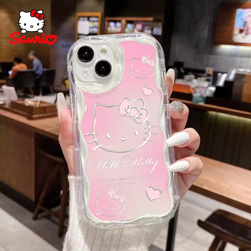 

Hello Kitty Mobile Phone Shell Iphone 16/15/14/13/12/11/x/xs/xs Max Girls Iphone Case Hellokitty Fashion for Iphone
