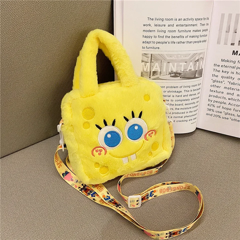 Neue Spongebobs Cartoon Anime kleine Kreuz Tasche Kuromi Zimt Hund Hallo Kitty Tote Handtasche tragbare Umhängetasche Münz geldbörse Geschenk